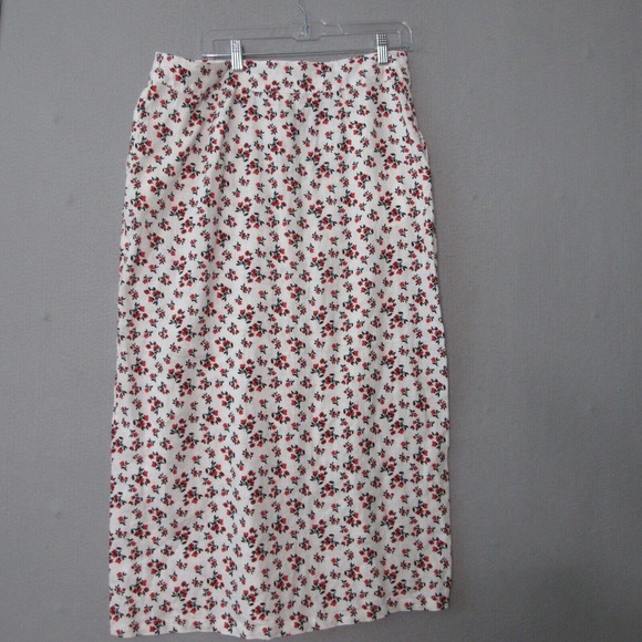 Cynthia Rowley Floral 100% Linen Skirt Top Set - Picture 11 of 16
